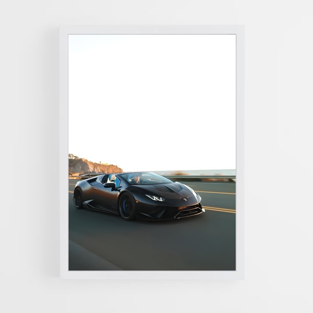 Poster Huracan performante vernis – affiche Lamborghini (vue 3)